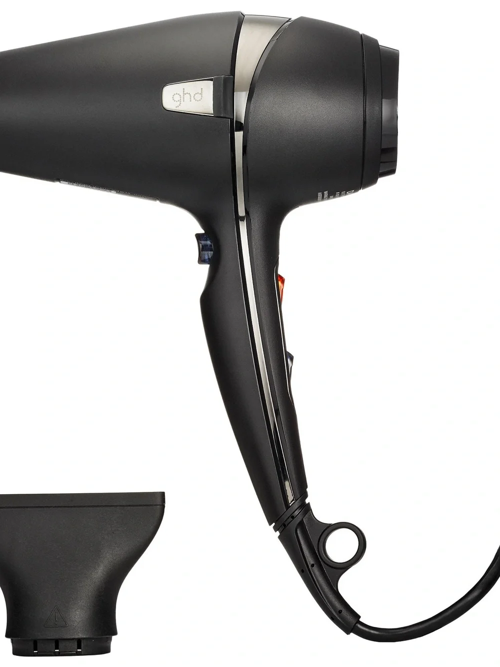 ghd Professional Hair Dryer in Black with Silver Accents